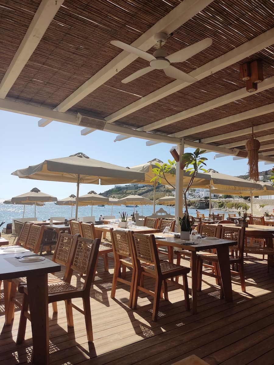 Aperanto Galazio Cuisine bar - Ornos Beach