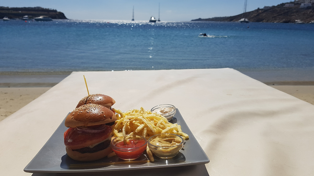 Aperanto Galazio Cuisine bar - Ornos Beach