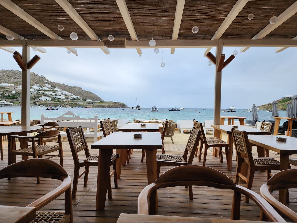 Aperanto Galazio Cuisine bar - Ornos Beach