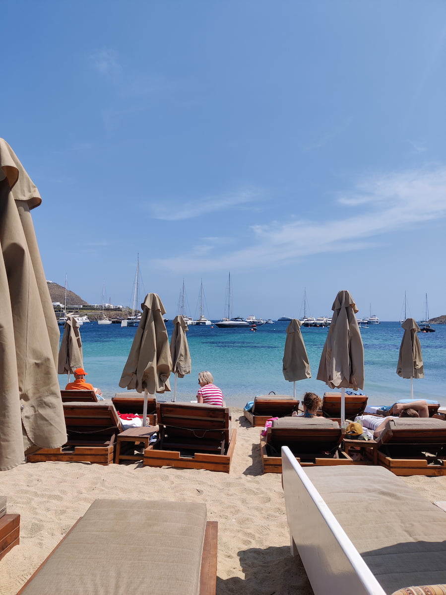 Aperanto Galazio Cuisine bar - Ornos Beach