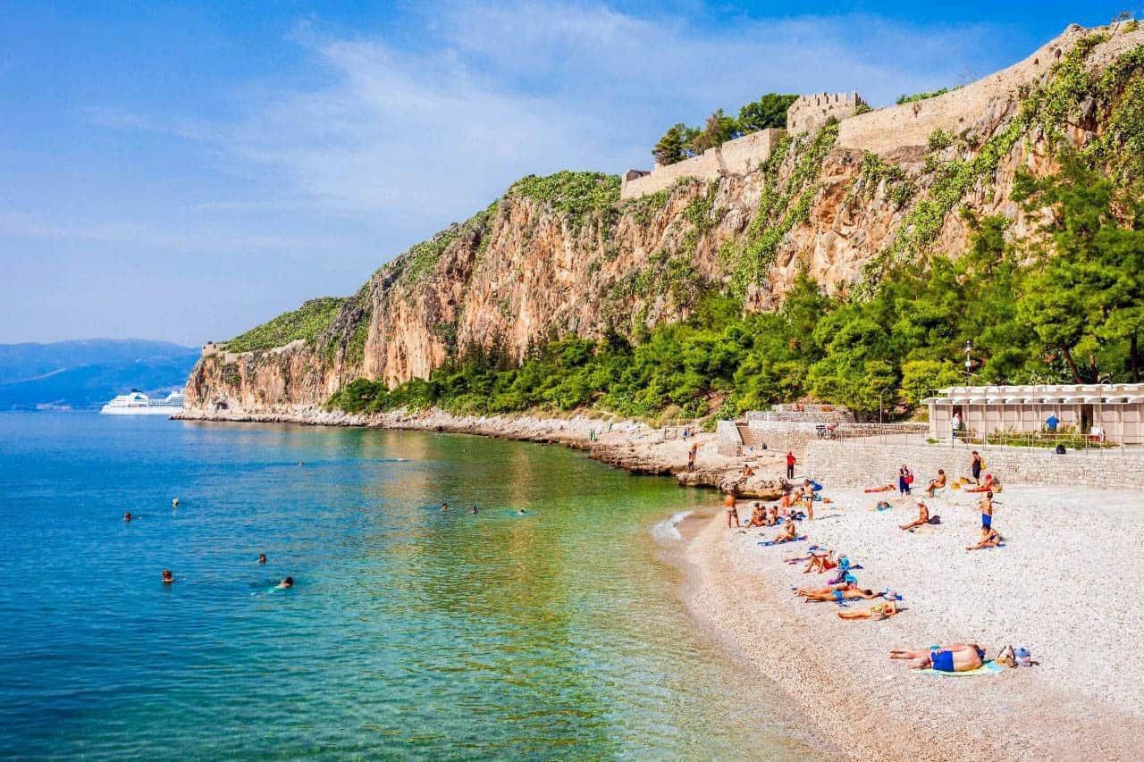 Beach in Nafplio