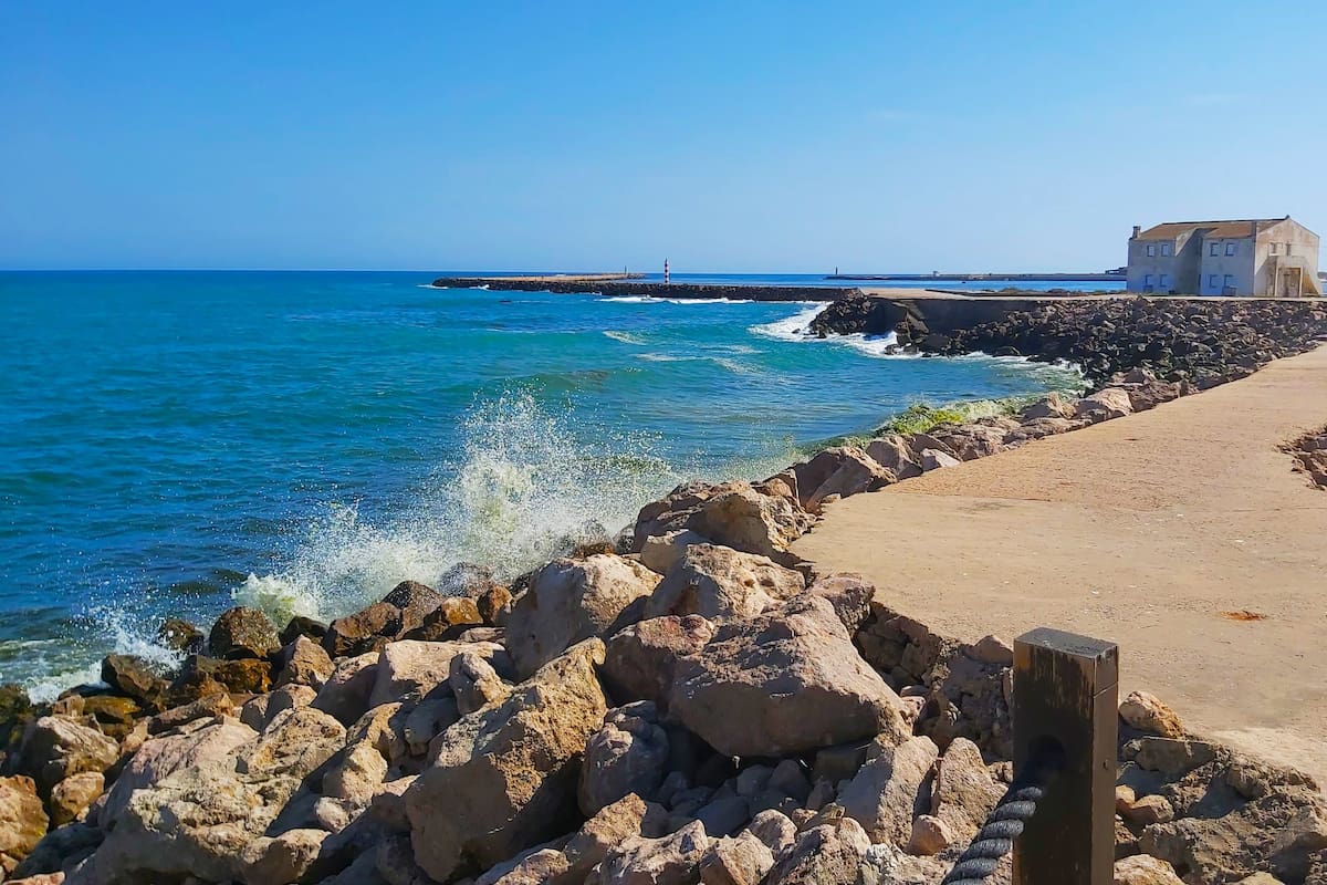 Faro Lighthouse Beach, Italy