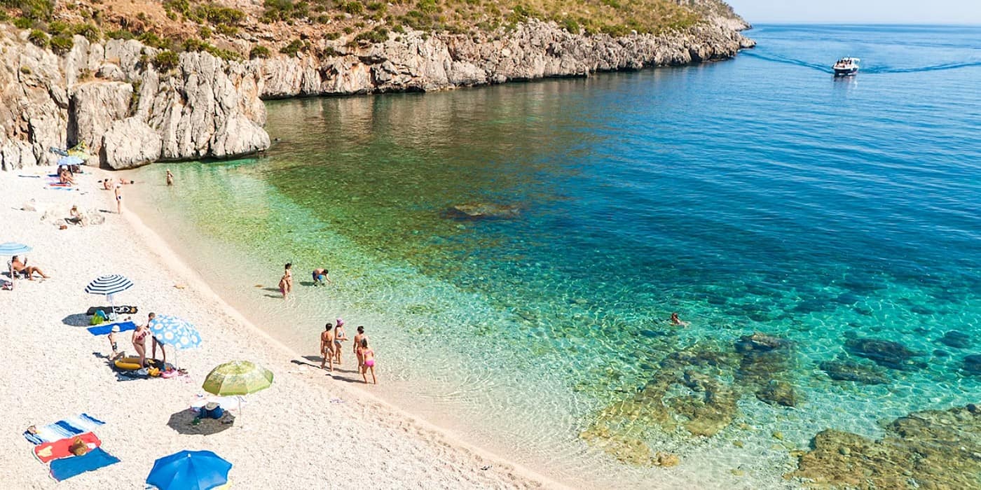Cala Tonnarella Delluzzo Beach, Macari Cala Tonnarella Delluzzo Beach, Macari