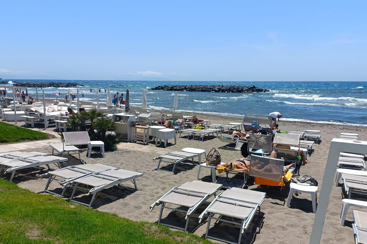 Lungolago Bacoli Beach, Italy