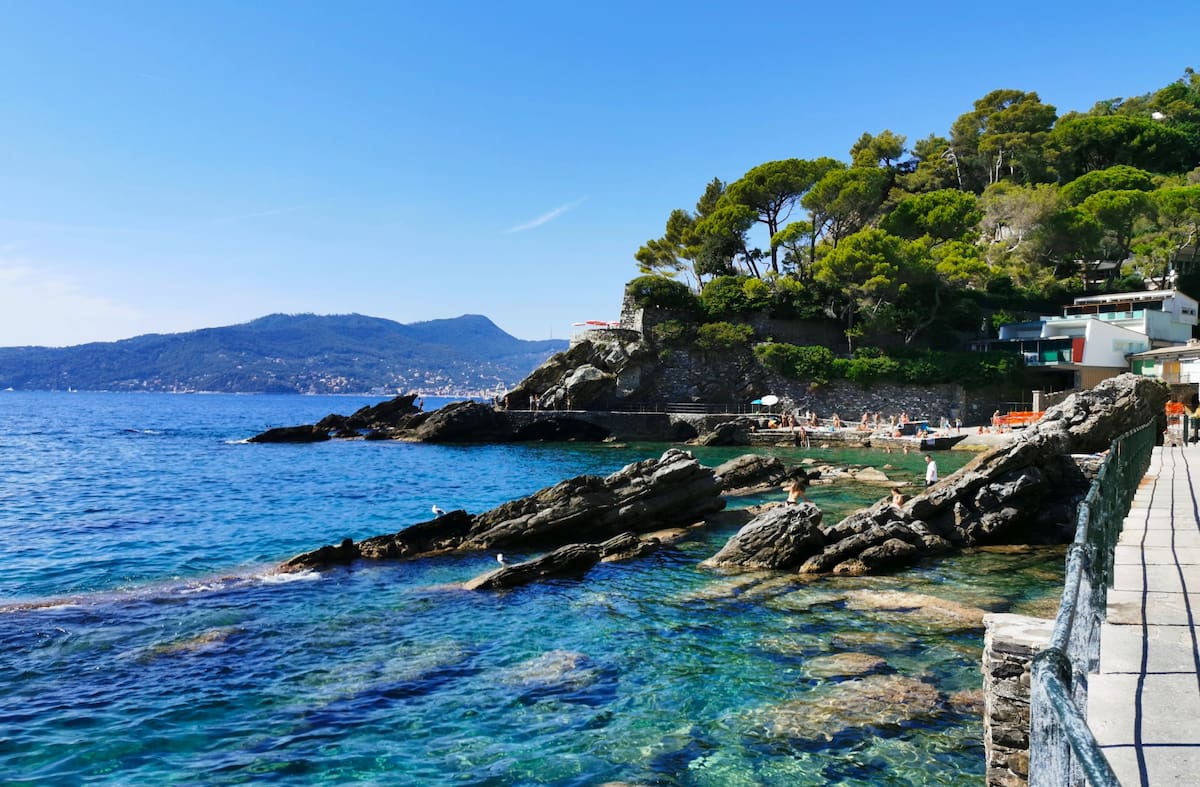 Zoagli Beach, Italy