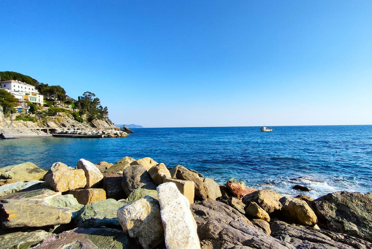 Zoagli Beach, Italy