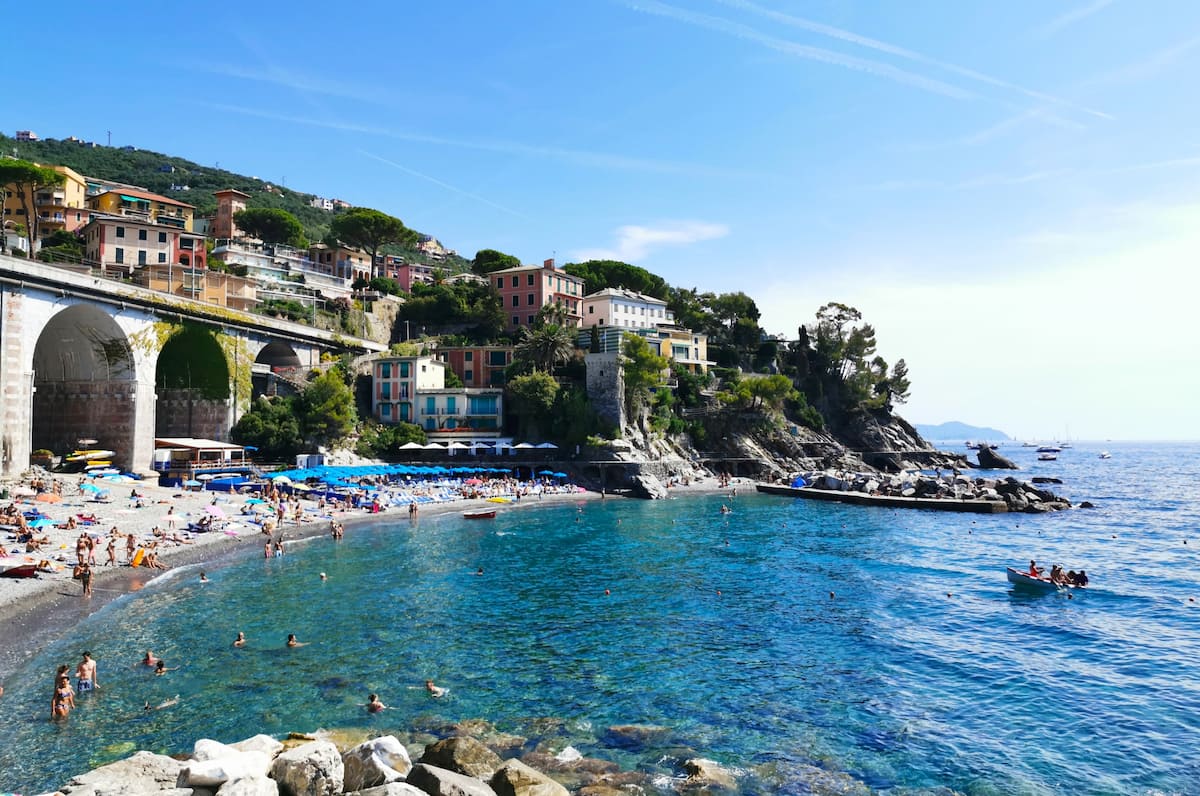 Zoagli Beach, Italy